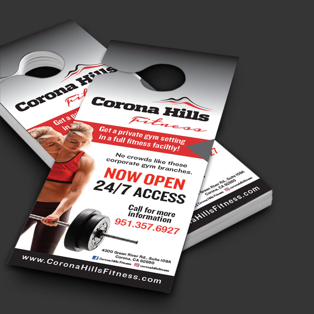 Corona Hills Fitness Door Hanger