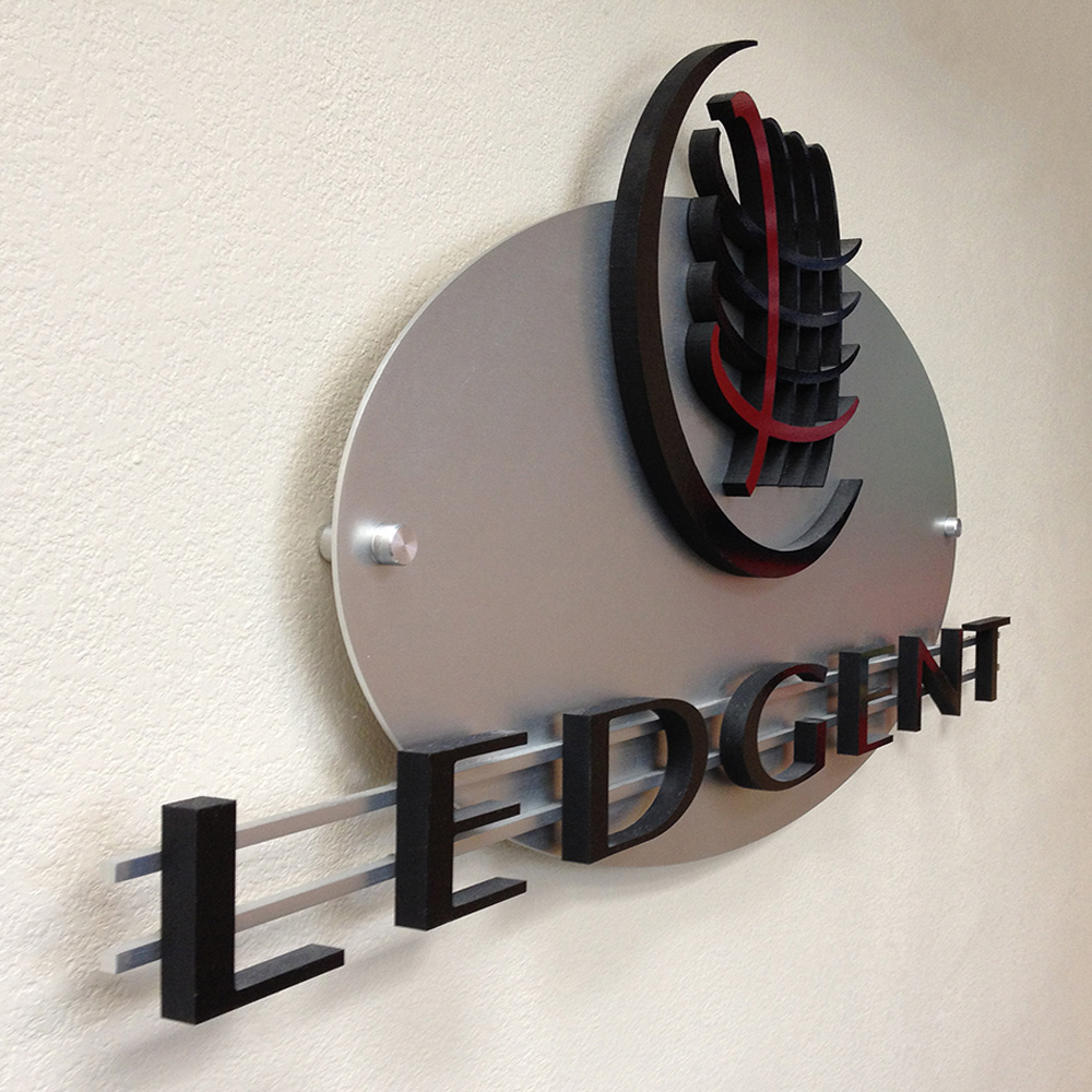 LEDGENT LOBBY SIGN