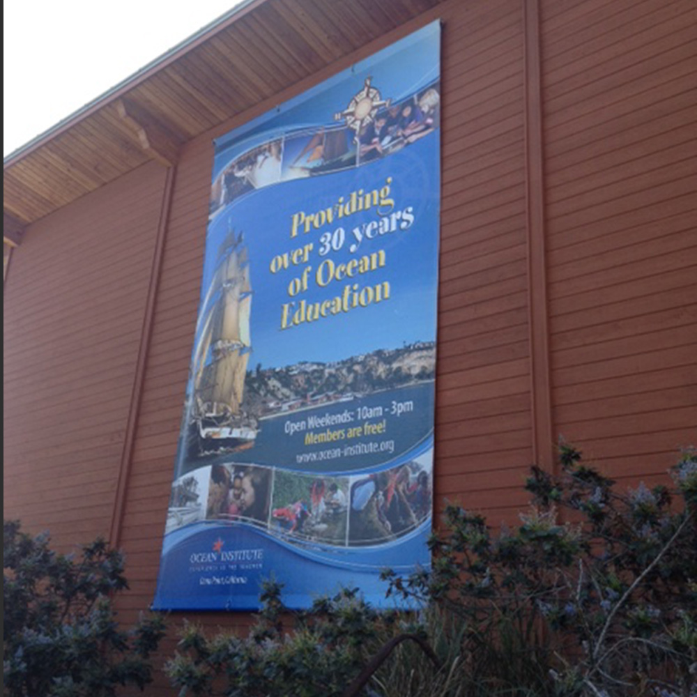 Ocean Institute Building Banner