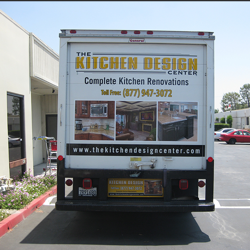 The Kitchen Design Center Truck Decal